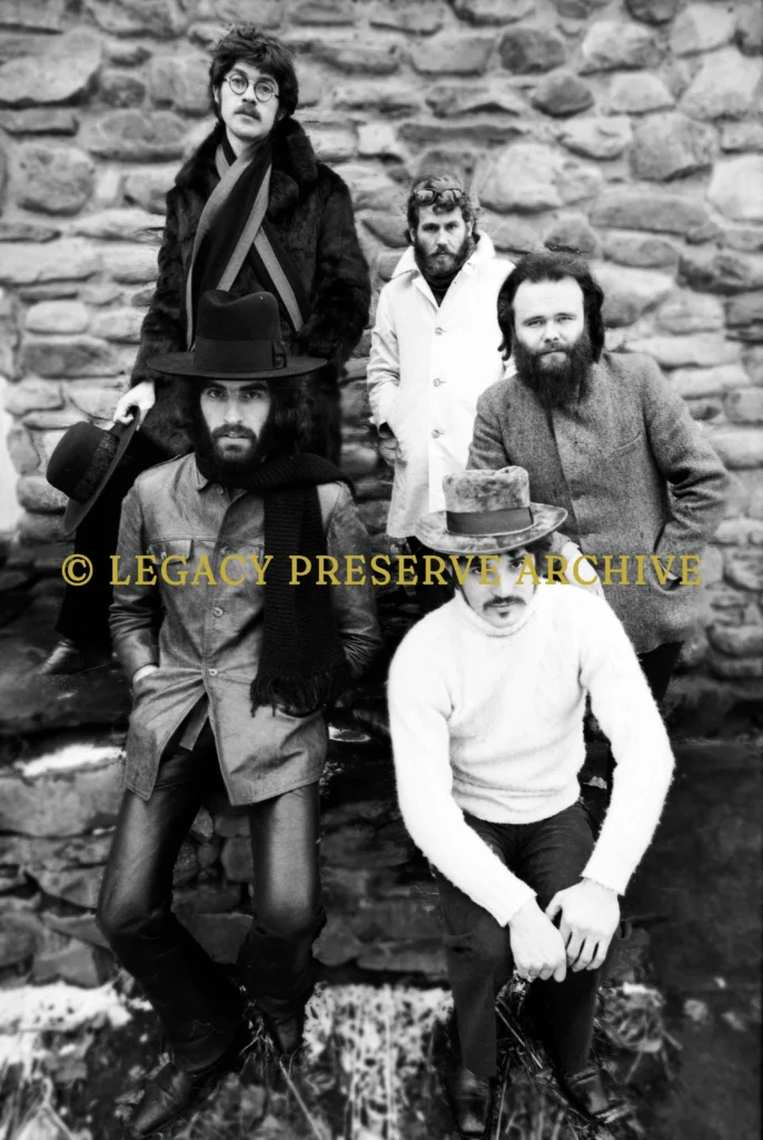 The Band folk americana rock group in Woodstock New York 1969 photographed by David Gahr 35mm film
